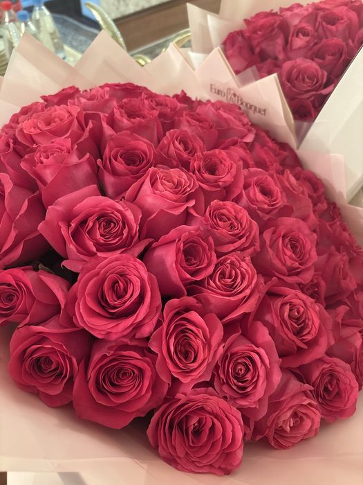 Цветы  роза крас