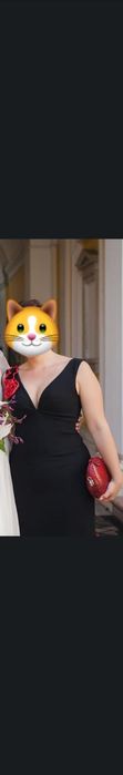 Rochie de gală neagră Mizar