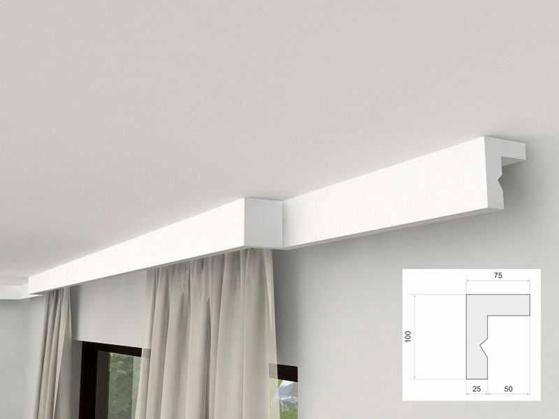 Masca galerie sina perdea cornisa draperie mascare teava gaze cod LKO3