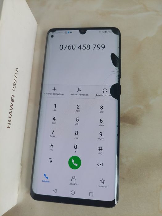 Vând Huawei P30 Pro [la cutie] [cu două probleme] //poze reale