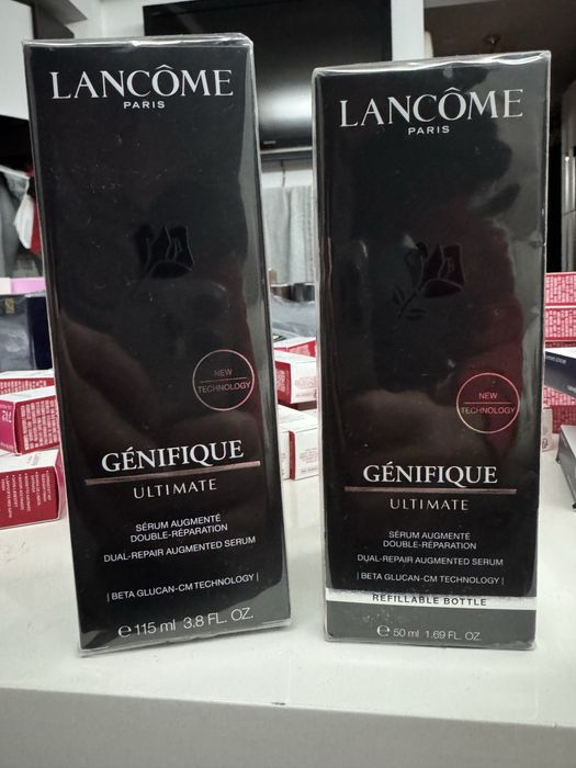 LANCOME Génifique Ultimate - Serum antirid, putere dubla de reparare, reincarcabil, 50ml, nou, 100% original cu factura!!!