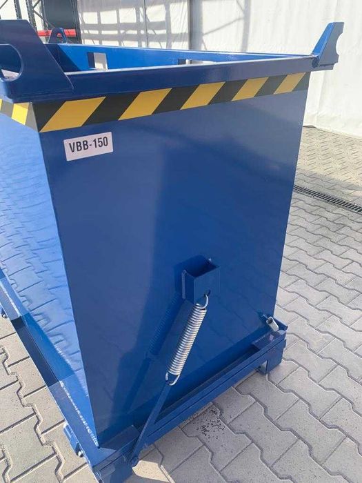 Container basculant pentru stivuitor – 1,5 m³ / 1,2 tone