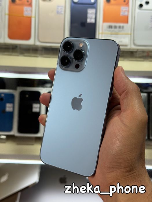  iPhone 13pro max 5G 128gb rk/a EAC sierra blue в чётком состоянии