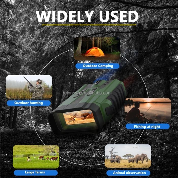 Записващ бинокъл с нощно и дневно виждане. резолюция-4K