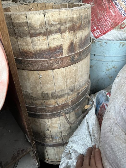 Қымызға күбі ағаштан