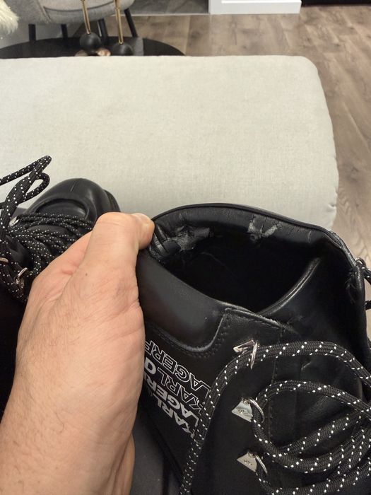 Karl lagegerfeld кожени боти