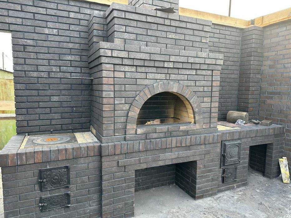 Кирпич облицовочный Тайга Графит