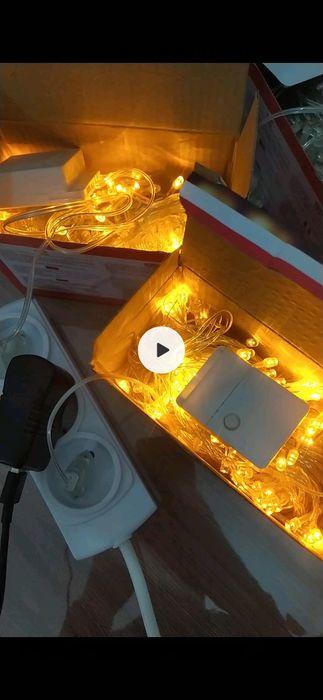 Гирлянда нить длина 20м.Новые