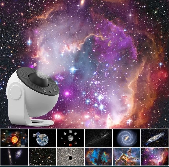 Звезден проектор Fussion Planetarium планетариум звездно небе 12 филма
