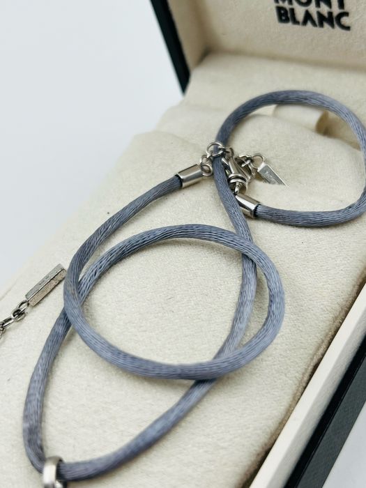 Montblanc сребърно дамско колие 925