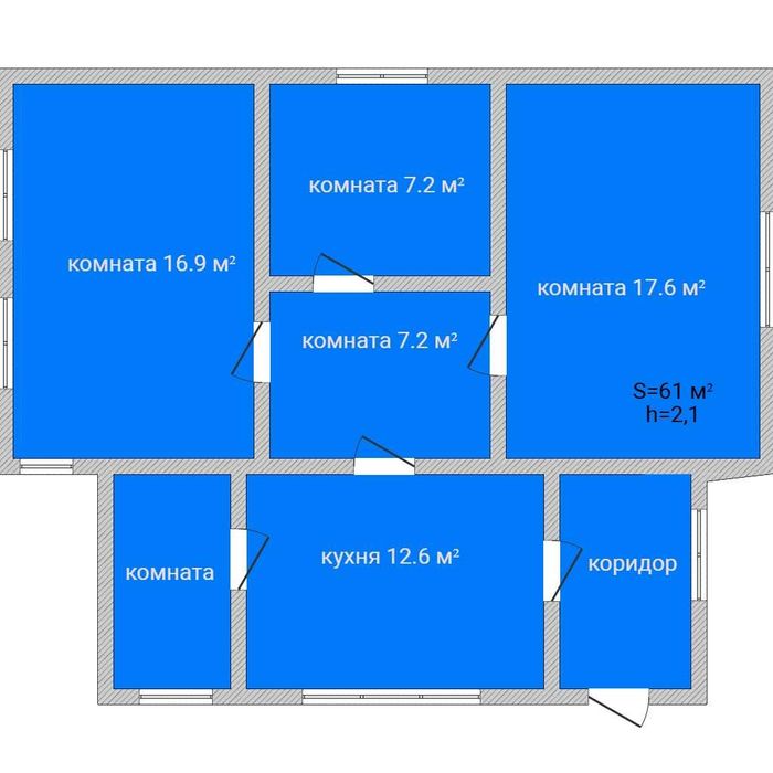 4 х комнатный дом по улице Павлова