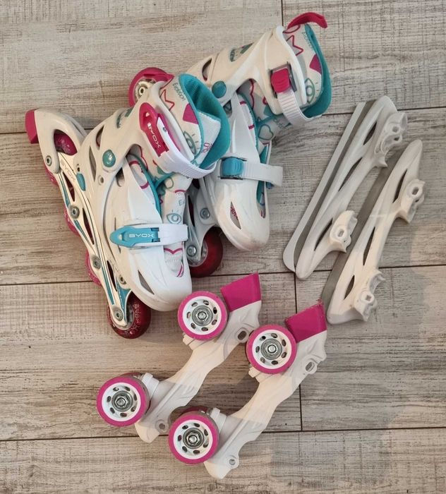 3в1 Кънки за лед, ройлери, ролкови кънки  BYOX
