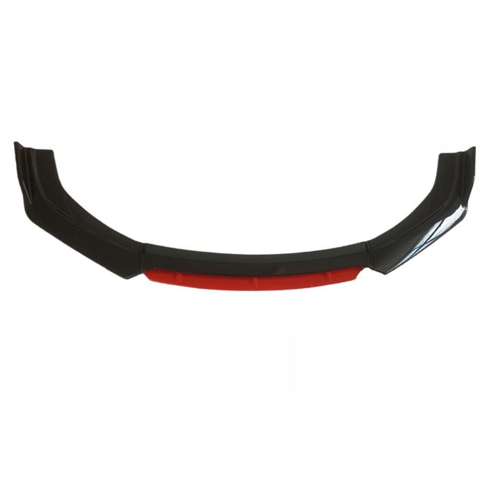 Splitter / prelungire bara fata universala negru lucios + rosu