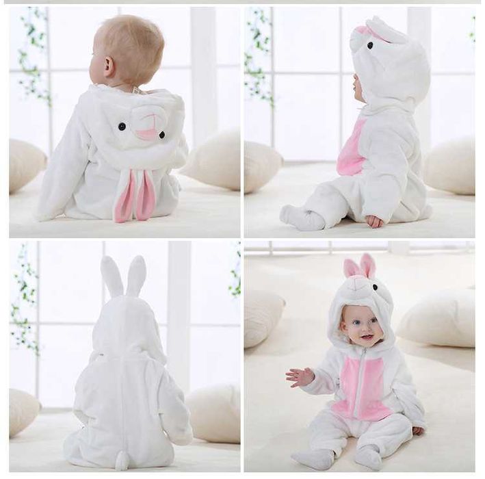 Пухкав Гащеризон/Ромпър. Великденско Зайче.Размер 3-5 г.