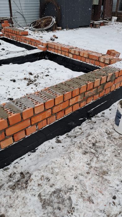 Кладка облицовка перегародки