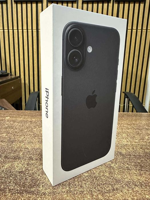 НОВ Apple iPhone 16 128GB Black / Гаранция 24м. / запечатан