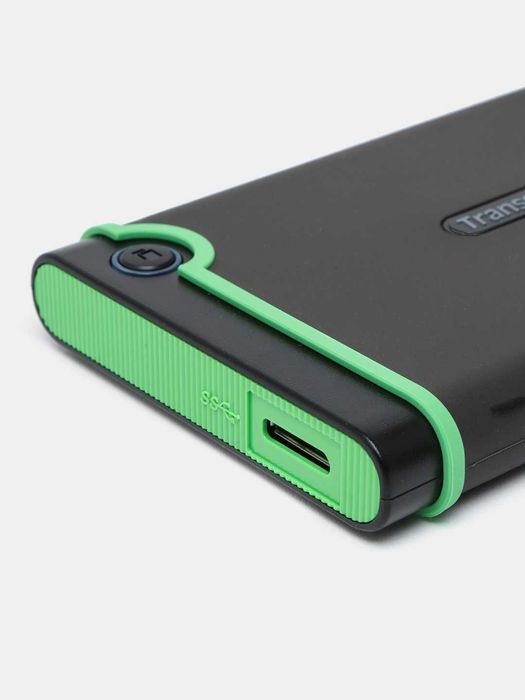 Внешний жёсткий диск Transcend 1TB HDD USB 3.1 Gen 1 c SSD