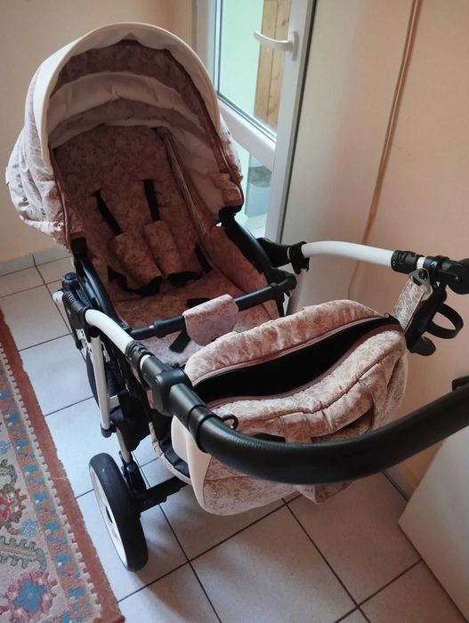 Зимна бебешка количка 3в1 BabyLux