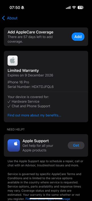 IPHONE 16 PRO 128GB Black Titanium
