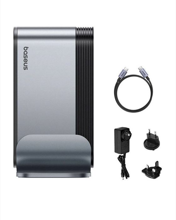 Docking station Baseus, 17 porturi, USB-C, 4K, 3, 5m