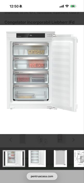Congelator LIEBHER incorporabil 4 sertare NOU