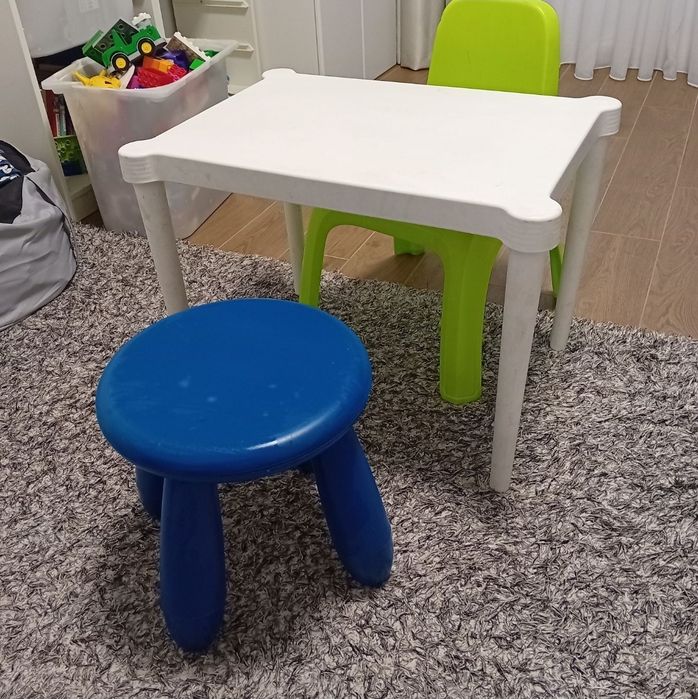 Masa utter gradina copii plus scaun scaune ikea mammut