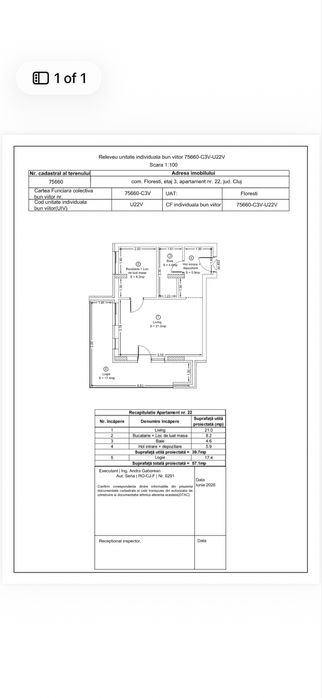 Apartamente noi pe strada Stejarului Floresti
