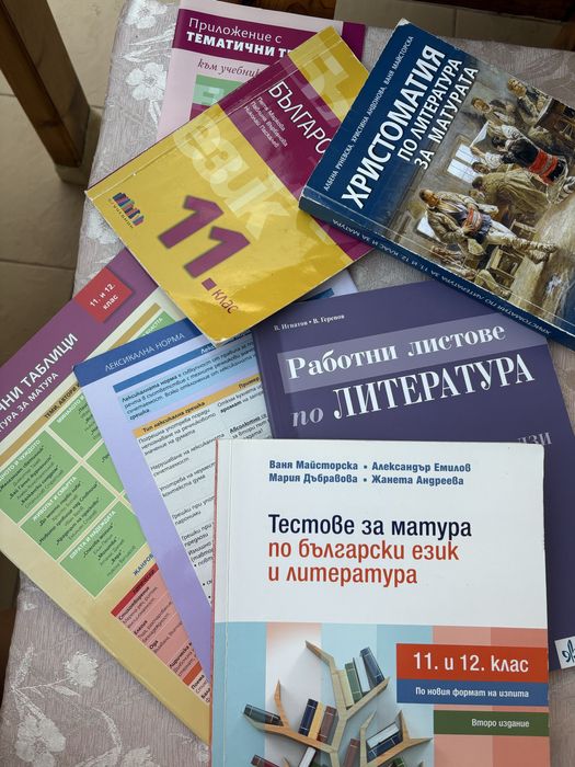 Учебници и помагала по български език и литература за 11 и 12 клас