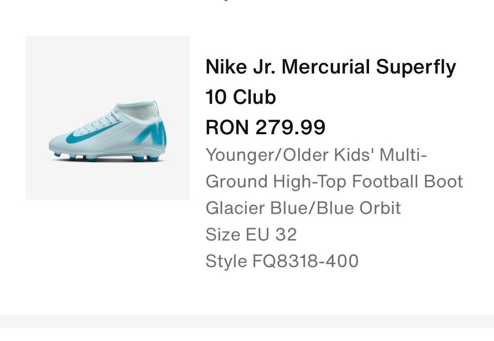 Ghete de fotbal copii marimea 32