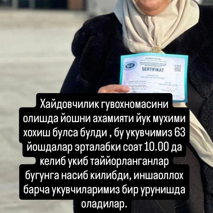 Online avtomaktab 1 mln so‘m express kurslar