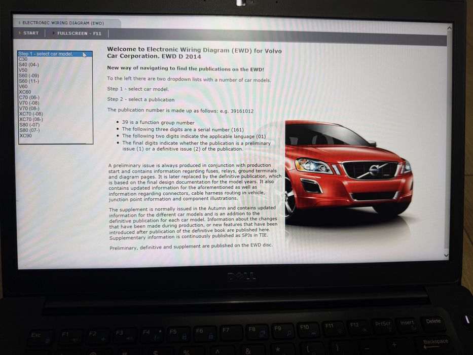 Tester/Diagnoza dedicat Volvo Vida 2014D+ EWD 2014 scheme electrice