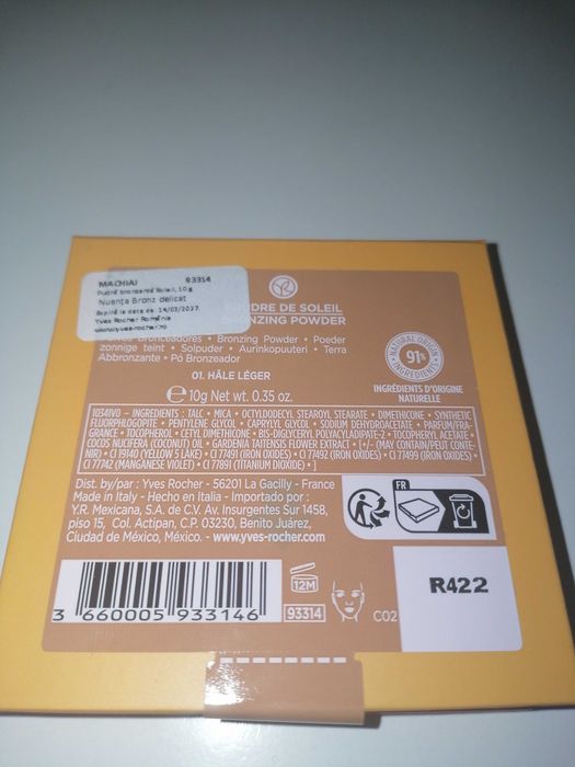 Pudra bronzat Soleil yves rocher
