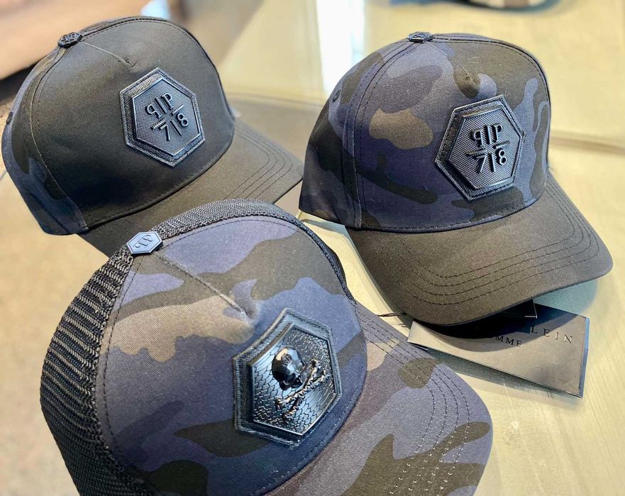 Шапка Philipp Plein Camouflage Камуфлаж Намалени