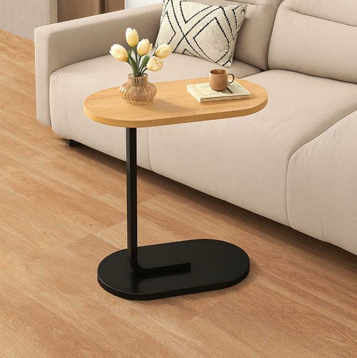 Многофункционална C-образна масичка за кафе, за хол и спалня