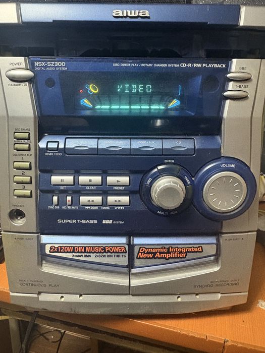 Combine audio / Sistem audio Aiwa CX-NSZ300EZ (Compact Disc Stereo Cassette Receiver)