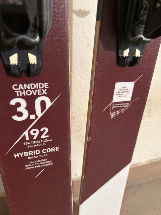 Ски Faction Candide 3.0 + Marker Baron