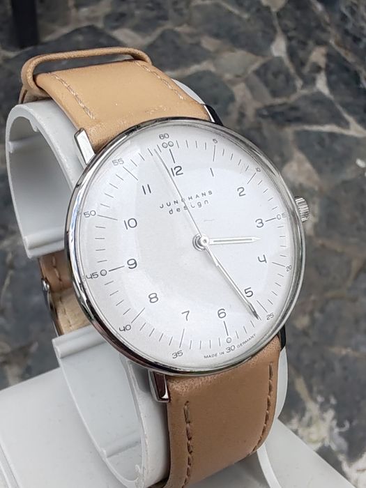 Ceas Junghans Max Bill Manual 34 mm Funcționează Impecabil!