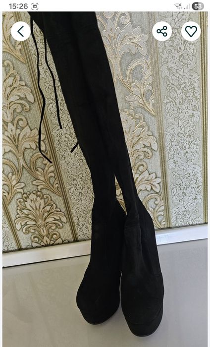 Зимние ботфорты,натуралка