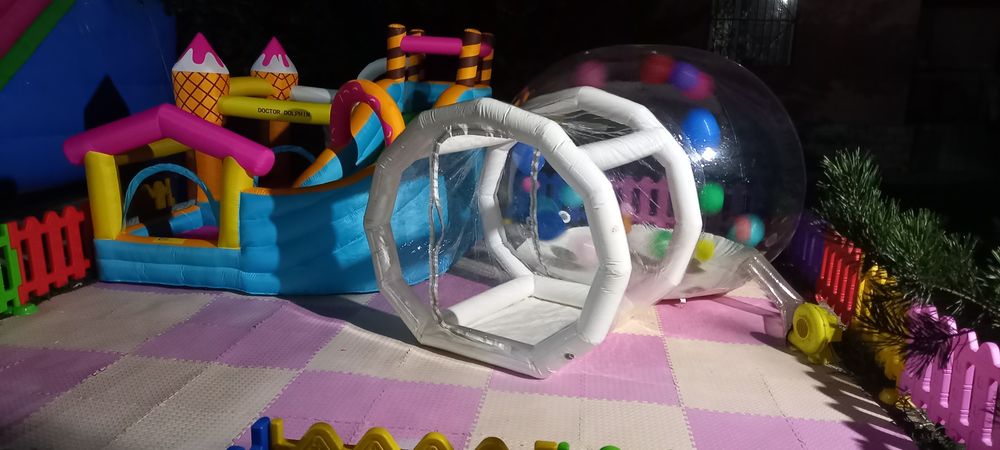 Продам  комплекс с батутами