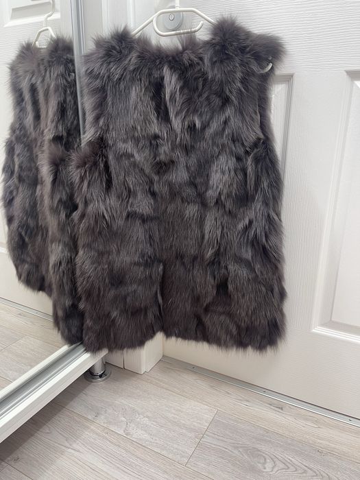 Vesta de blana naturala superba