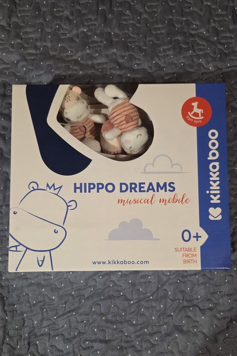 Музикална въртележка KikkaBoo - Hippo Dreams
