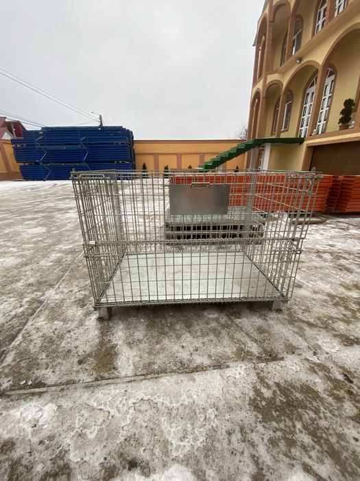 Box paleti zincate pliabile
