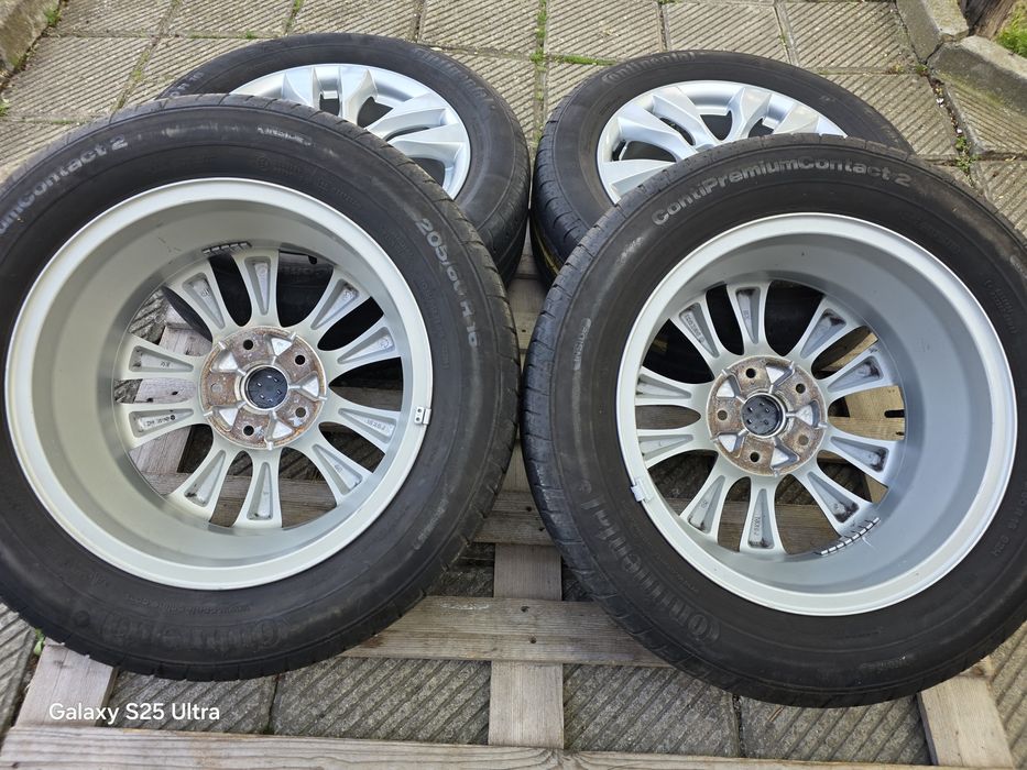 Лети джанти 16ки 5х114.3 Suzuki + летни гуми 205/60/16 Continental