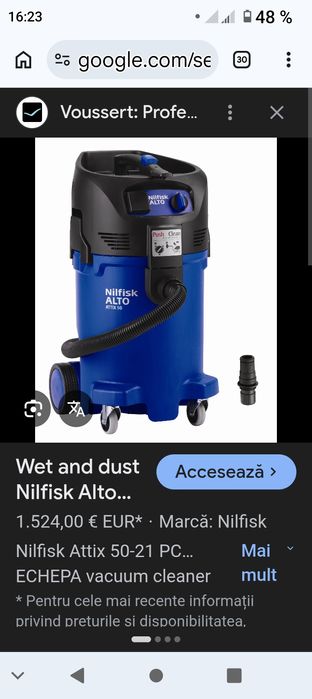 Vând aspirator profesional nilfisk