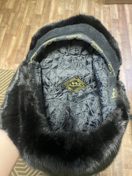 Норковая шапка мужская