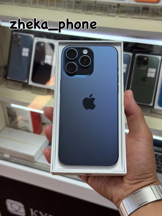  iPhone 15pro max 5G 512gb 3J/A blue titanium в идеальном сост.
