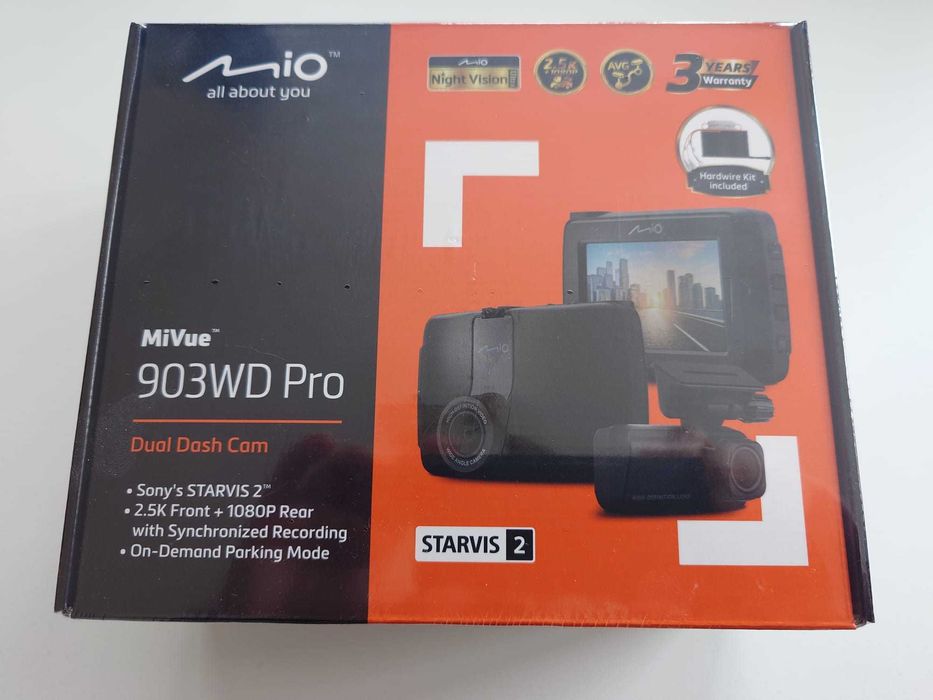 Camera auto duala Mio MiVue 903WD Pro, Kit Parcare inclus