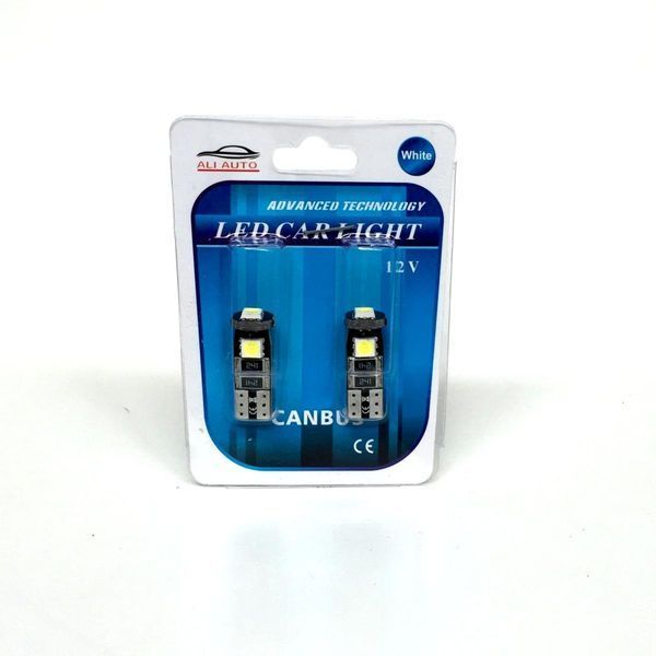 Лед крушки 2бр. за габарит T10-W5W 3LED 12V 2835SMD-А-2930-2