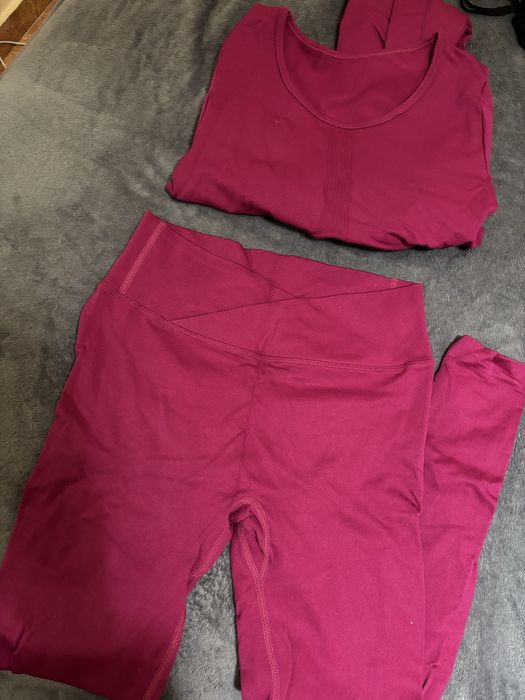 Shein дпортен комплект м размер цикламен