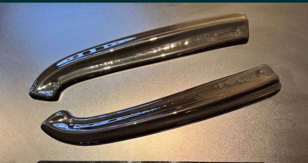 Extensii Extensie / coltare lip bara spate BMW Seria 5 E60 E61 vopsite